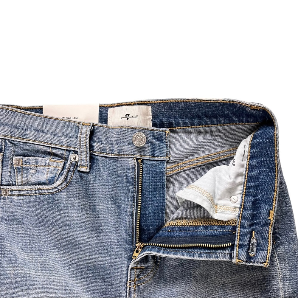 Mega Flare Jeans by 7 For All Mankind Size 25 New - Picture 8 of 14